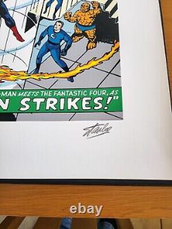 Washington Green Fine Art Marvel limited Edition Spiderman No1 Signed Stan Lee