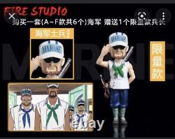 Wcf One piece marine Soldier Fire Studio Resin. Limited Edition