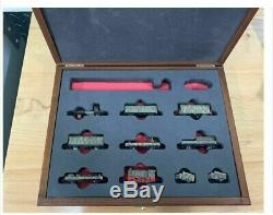 Z Panzer 1220 Scale K5 Military Train Cars, 11 Piece Set in Wooden Case SPECIAL