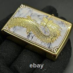 ZIPPO Oil Lighter Dragon limited edition 88 pieces Japanese pattern White