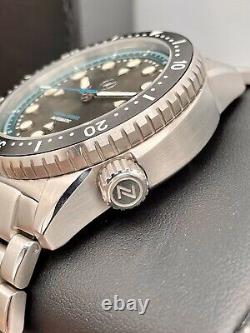 Zelos Great White Teal Dial Swiss Automatic 44mm Limited Edition 75 Pieces 1000m