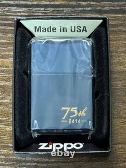 Zippo Peace 75Th Anniversary Limited Edition Piece Commemorative 2020 Blue Titan
