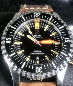 Zixen Nitrox Vintage Limited Edition 300 Pieces 500m Diver Swiss Automatic 44mm