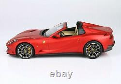 1/18 Ferrari 812 Gts Matt Red F2007b Ltd Avec Affichage 20 Pièces P18184i