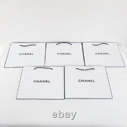 15 pièces de sacs en papier de shopping vides CHANEL authentiques édition limitée blancs