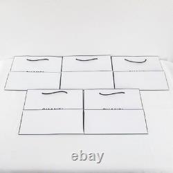 15 pièces de sacs en papier de shopping vides CHANEL authentiques édition limitée blancs
