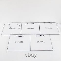 15 pièces de sacs en papier de shopping vides CHANEL authentiques édition limitée blancs