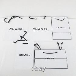 15 pièces de sacs en papier de shopping vides CHANEL authentiques édition limitée blancs