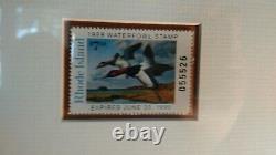 1989 Rhode Island Duck Stamp & Robert Steiner Fos Conservation Imprimer #26/200