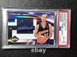 2009 Limited Stephen Curry Rc /99 Jumbo Jersey Patch Relic Rookie Psa 8+ Pop 4