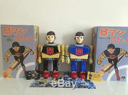 8 Man Eightman 8 Yonezawa 50e Anniversaire Robot Tin Toy Livraison Ue