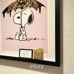 Affiche d'art encadrée Death NYC Snoopy Édition Limitée 100 Pièces Japon