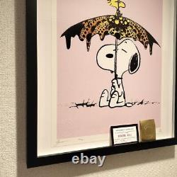 Affiche d'art encadrée Death NYC Snoopy Édition Limitée 100 Pièces Japon