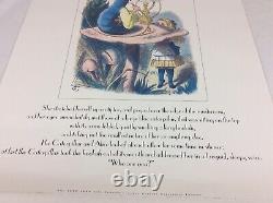 Alice au pays des merveilles - Impression années 90 de John Tenniel - Édition limitée - Art de la Chenille