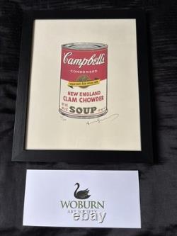Andy Warhol (1928-1987) Impression originale en édition limitée signée à la main avec certificat d'authenticité