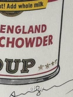 Andy Warhol (1928-1987) Impression originale en édition limitée signée à la main avec certificat d'authenticité