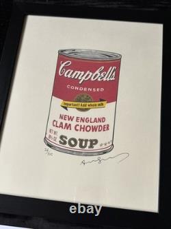 Andy Warhol (1928-1987) Impression originale en édition limitée signée à la main avec certificat d'authenticité