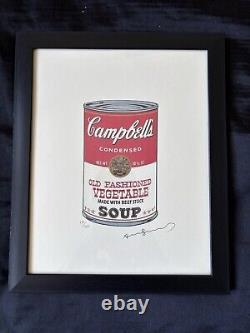 Andy Warhol (1928-1987) Impression originale en édition limitée signée à la main avec certificat d'authenticité