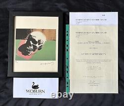 Andy Warhol (1928-1987) Impression originale signée à la main en édition limitée avec COA