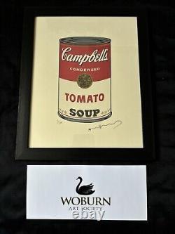 Andy Warhol (1928-1987) Impression originale signée à la main en édition limitée avec COA