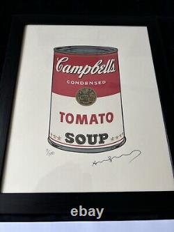 Andy Warhol (1928-1987) Impression originale signée à la main en édition limitée avec COA