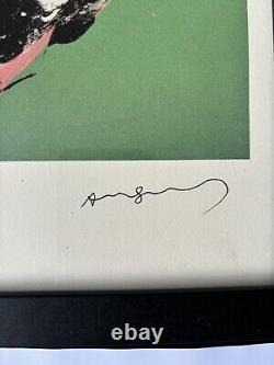 Andy Warhol (1928-1987) Impression originale signée à la main en édition limitée avec COA