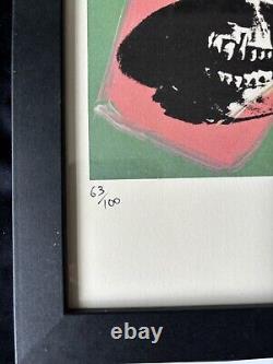 Andy Warhol (1928-1987) Impression originale signée à la main en édition limitée avec COA