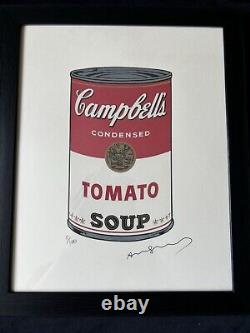 Andy Warhol (1928-1987) Impression originale signée à la main en édition limitée avec COA