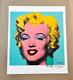 Andy Warhol Blue Marylin, 1981 Pl. Signé Ltd Ed Print 22 X 18.8 Po. Un Des 50