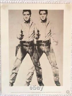 Andy Warhol Double Elvis 1963 Édition limitée Lithographie Reproduction Imprimer