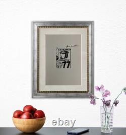 Andy Warhol, Lithographie originale signée à la main avec certificat d'authenticité et évaluation de 3 500 $