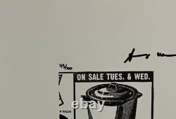 Andy Warhol, Lithographie originale signée à la main avec certificat d'authenticité et évaluation de 3 500 $