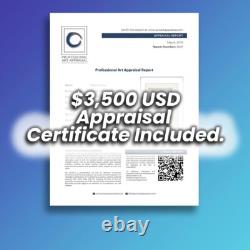 Andy Warhol, Lithographie originale signée à la main avec certificat d'authenticité et évaluation de 3 500 $