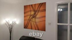 Art abstrait sur plexiglass 1m x 1m Édition limitée