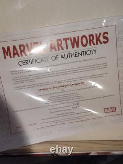 Art mural Marvel 2011 - Édition limitée de 99 / Giclée sur toile avec certificat d'authenticité - 3 pièces