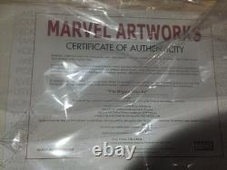 Art mural Marvel 2011 - Édition limitée de 99 / Giclée sur toile avec certificat d'authenticité - 3 pièces