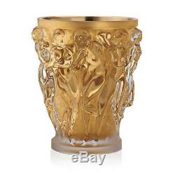 Bacchantes Grand Vase Edition Limitée (90 Pièces) Cristal Clair Avec Feuille Dorée 1