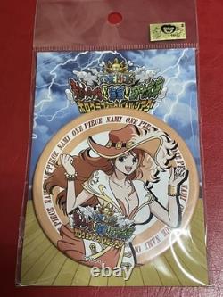Badge bouton holographique de théâtre de bataille Nami One Piece édition limitée Odaiba