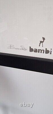 Bambi Street Artist - Édition Limitée Encadrée des Meilleurs Accessoires de Mode