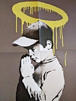 Banksy Ne Pas Panique Poster'pardonne-nous Notre Trespassing' Dismaland Rare