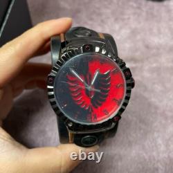 Berserk Montre Usagée Édition Limitée 5000 Pièces Noir×Rouge Remontage Manuel SS Japon