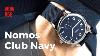 Boring Or Classy Nomos Club Automat Navy Watch Of The Week Examen 58