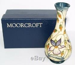 Boxed Moorcroft Vase Doux Voleur Design Piece MCC Rachel Bishop 2000 1 Étoile Ltd