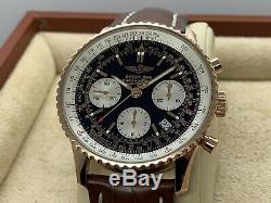 Breitling Navitimer Or Rose 18ct 42mm Chrono R23322 Ltd Edition 500 Pieces B & P