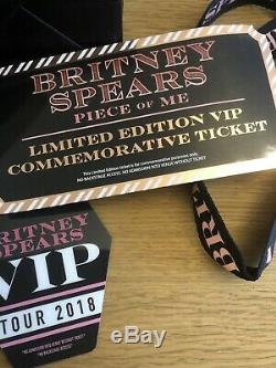 Britney Spears Piece Of Me Visite Limited Edition Exclusive Merchandise Vip Paquet
