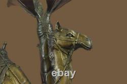Bronze Sculpture Statue Grande Edition Limitée Camel Plant Holder Figurine Piece