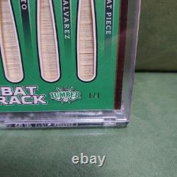 Carte pièce de batte utilisée en jeu de Judge Soto Alvarez 1/1 Édition limitée Rare Excellent