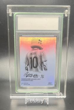 Cartes Édition Limitée RF Lionel Messi Stormtrooper /4 Œuvre d'Art Football Argentine