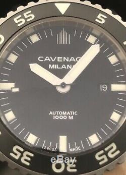 Cavenago Milano 1000m Swiss Automatic 46mm Italian Limited Edition 100 Pièces