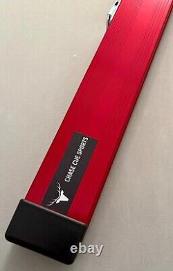 Chase Cue Sports Snooker/Pool Édition Limitée Étui en Aluminium Rouge Monopole